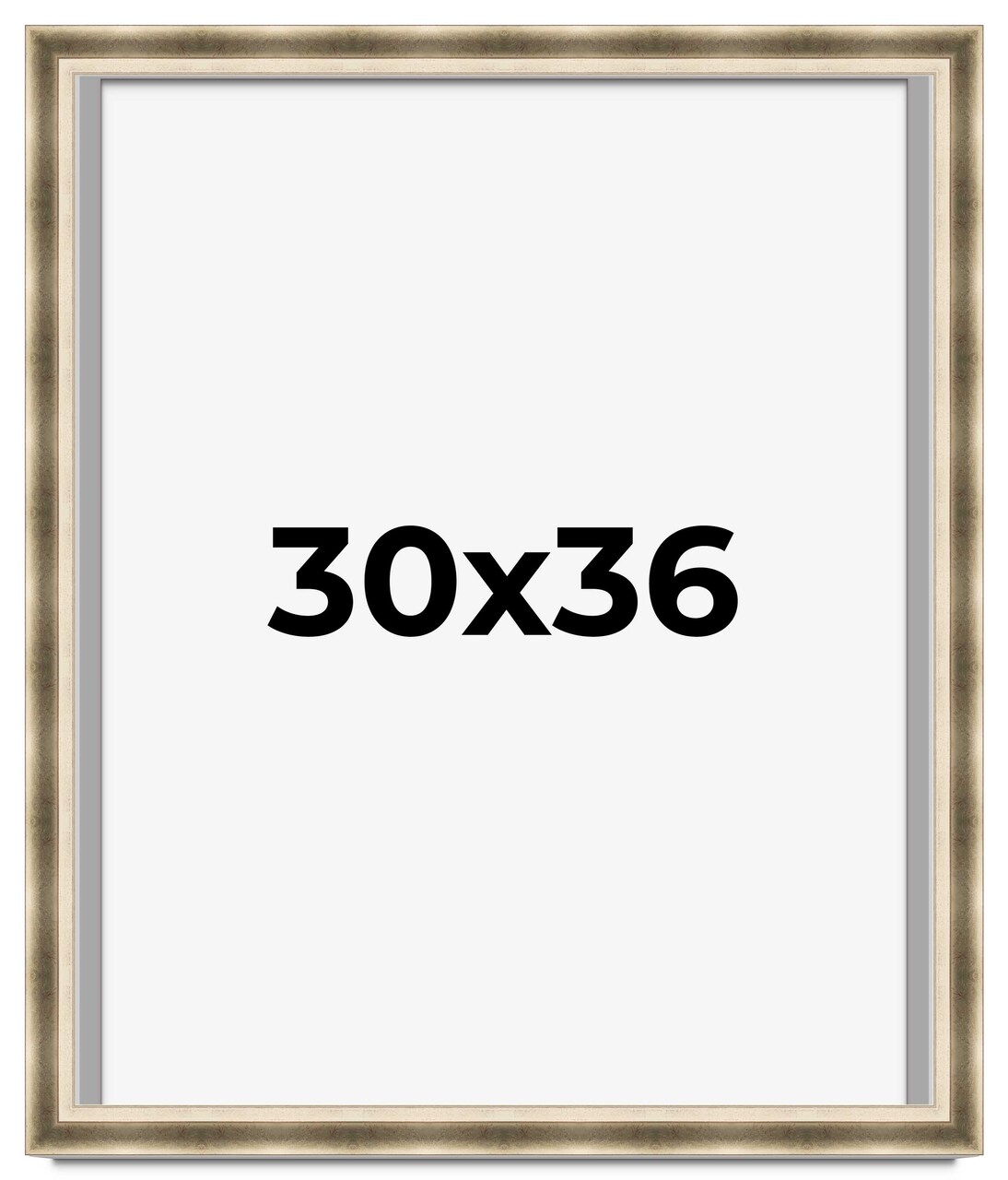 Shadow Box 1.75" Deep Silver Picture Frame - UV Acrylic, Foam Board Backing, Hanging Hardware